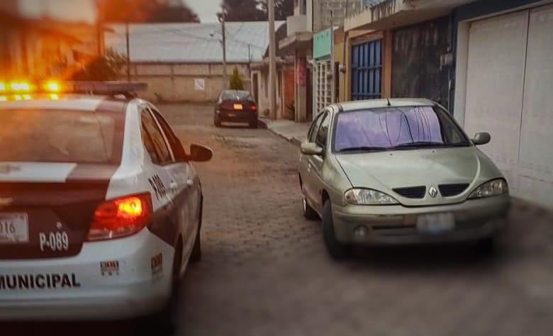 Recupera la policía de Tlaxcala Capital llantas robadas